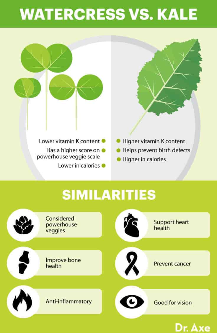 Watercress vs. kale - Dr. Axe